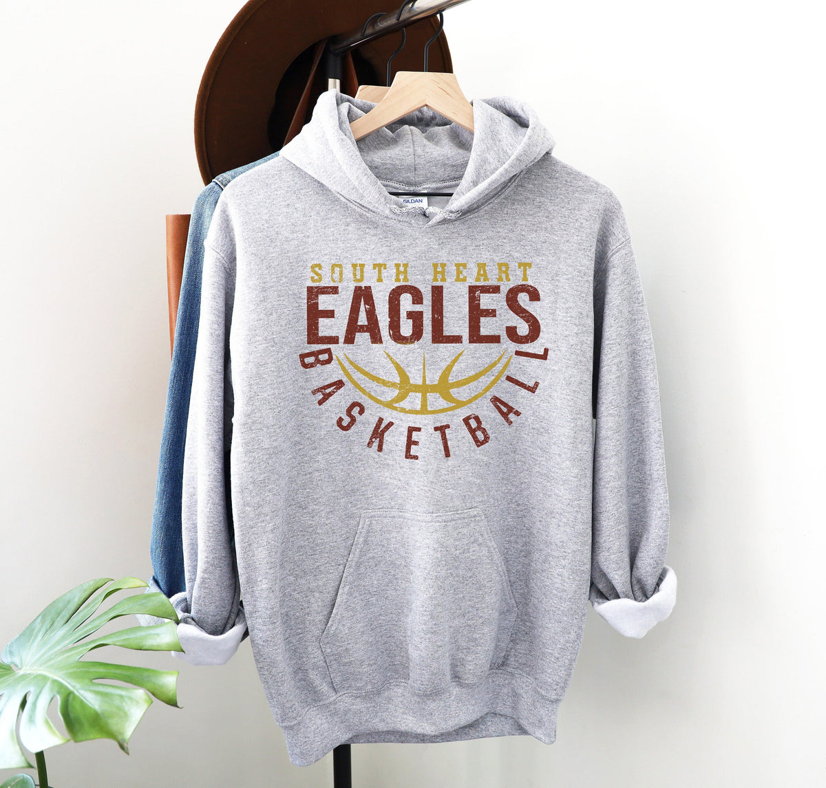 South Heart Eagles Basketball Sweatshirt, Eagles Sweatshirt, Custom Eagles Shirt, Custom Sports Designs, Eagles Game Day Shirt, Eagles Shirt