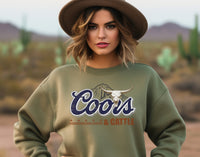 Coors Sweatshirt, Boho Western Sweatshirt, Wild West Shirt, Desert Vibes Shirt, Country Girl Hoodie, Coors Hoodie, Gift Ideas for Her