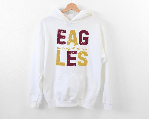 South Heart Eagles Hoodie, Eagles Sweatshirt, Custom Eagles Shirt, Custom Sports Designs, Eagles Spirit School Tops, Custom School Shirts