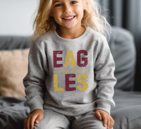 South Heart Eagles Youth Sweatshirt, Eagles Youth Sweatshirt, Custom Youth Eagles Shirt, Custom Youth Sports Designs