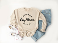 Homebody Sweatshirt, Voted Most Likely to Stay Home Shirt, Married Shirt Gift, Day Off Shirt, Introverted Shirt, Funny Mom Shirts, Wife Tops