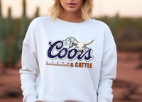 Coors Sweatshirt, Boho Western Sweatshirt, Wild West Shirt, Desert Vibes Shirt, Country Girl Hoodie, Coors Hoodie, Gift Ideas for Her