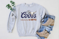 Coors Sweatshirt, Boho Western Sweatshirt, Wild West Shirt, Desert Vibes Shirt, Country Girl Hoodie, Coors Hoodie, Gift Ideas for Her