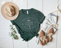 Farmer T Shirt, Rancher Shirt, That's What I Do I Farm I Drink And I Know Things Shirt, Farmer Dad Shirt, Rancher Gift, Drinker Shirt